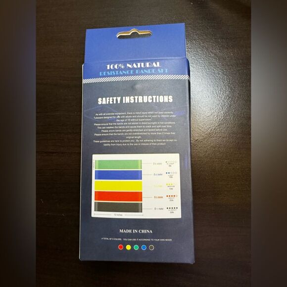 Resistance Yoga Bands Working Out Loop Exercise Workout Fitness, Home Gym 5 SR4 - Picture 3 of 9